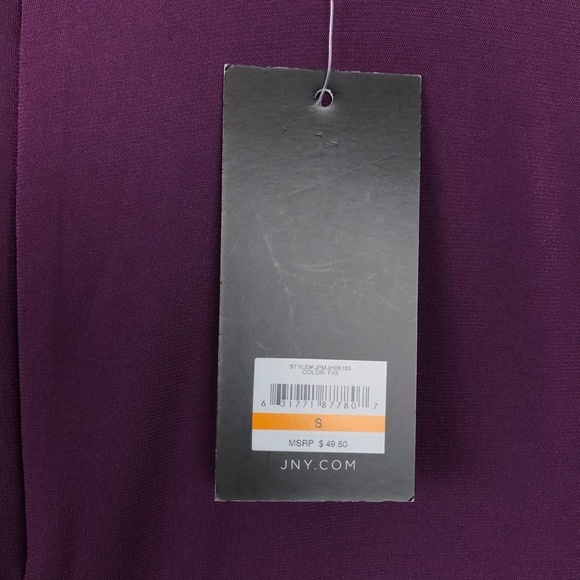 NWT Jones New York Small Purple Blouse Top Shirt - Picture 5 of 8